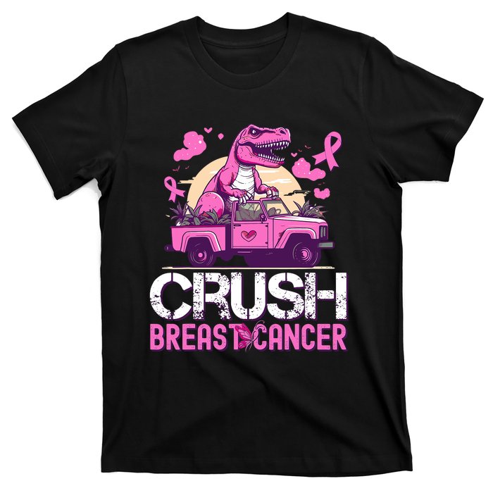 Crush Breast Cancer Awareness Monster Truck T-Shirt