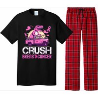 Crush Breast Cancer Awareness Monster Truck Pajama Set