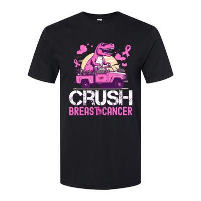 Crush Breast Cancer Awareness Monster Truck Softstyle CVC T-Shirt