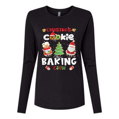 Cookie Baking Crew Christmas Gift Womens Cotton Relaxed Long Sleeve T-Shirt