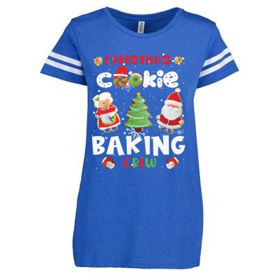 Cookie Baking Crew Christmas Gift Enza Ladies Jersey Football T-Shirt