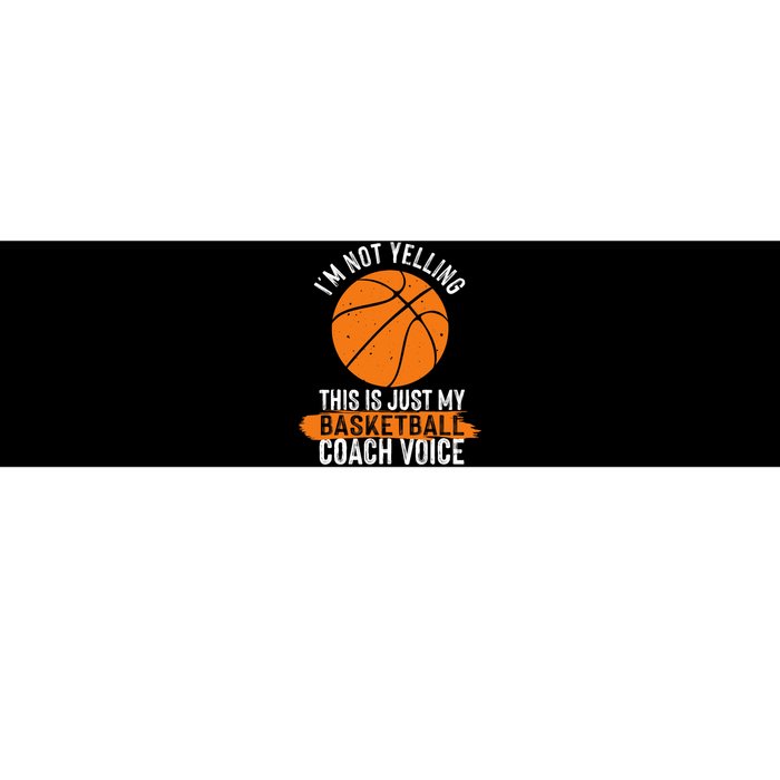 Cool Basketball Coach Basketball Coaching Voice Bumper Sticker