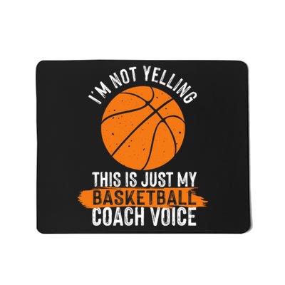 Cool Basketball Coach Basketball Coaching Voice Mousepad