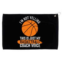 Cool Basketball Coach Basketball Coaching Voice Grommeted Golf Towel