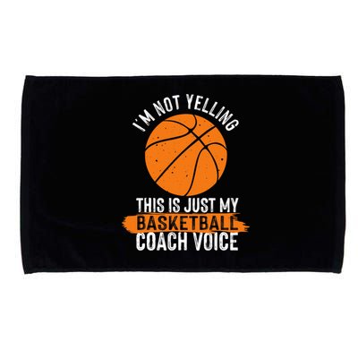 Cool Basketball Coach Basketball Coaching Voice Microfiber Hand Towel