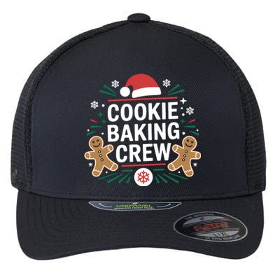 Cookie Baking Crew Funny Xmas Baking Lover Christmas Flexfit Unipanel Trucker Cap