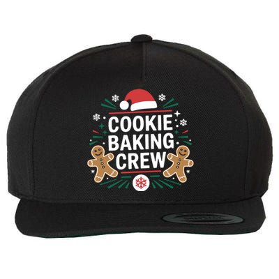 Cookie Baking Crew Funny Xmas Baking Lover Christmas Wool Snapback Cap