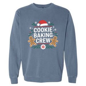 Cookie Baking Crew Funny Xmas Baking Lover Christmas Garment-Dyed Sweatshirt