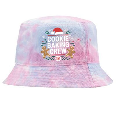 Cookie Baking Crew Funny Xmas Baking Lover Christmas Tie-Dyed Bucket Hat