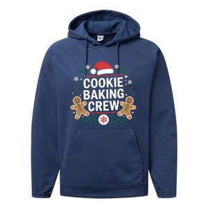 Cookie Baking Crew Funny Xmas Baking Lover Christmas Performance Fleece Hoodie