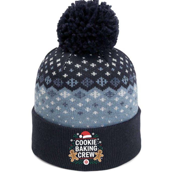 Cookie Baking Crew Funny Xmas Baking Lover Christmas The Baniff Cuffed Pom Beanie