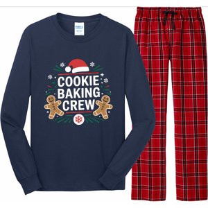 Cookie Baking Crew Funny Xmas Baking Lover Christmas Long Sleeve Pajama Set