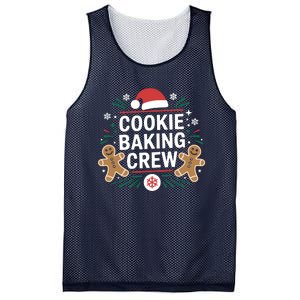 Cookie Baking Crew Funny Xmas Baking Lover Christmas Mesh Reversible Basketball Jersey Tank