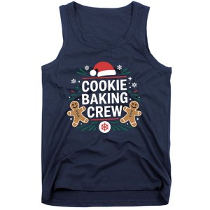 Cookie Baking Crew Funny Xmas Baking Lover Christmas Tank Top