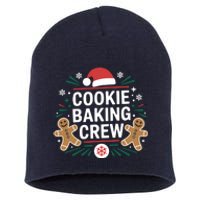 Cookie Baking Crew Funny Xmas Baking Lover Christmas Short Acrylic Beanie