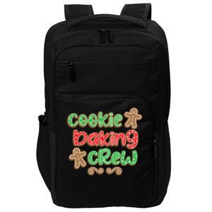 Cookie Baking Crew Christmas Holiday Bakers Gingerbread Gift Impact Tech Backpack