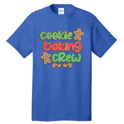 Cookie Baking Crew Christmas Holiday Bakers Gingerbread Gift Tall T-Shirt