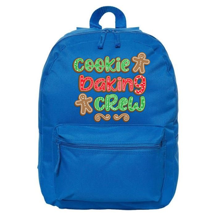 Cookie Baking Crew Christmas Holiday Bakers Gingerbread Gift 16 in Basic Backpack