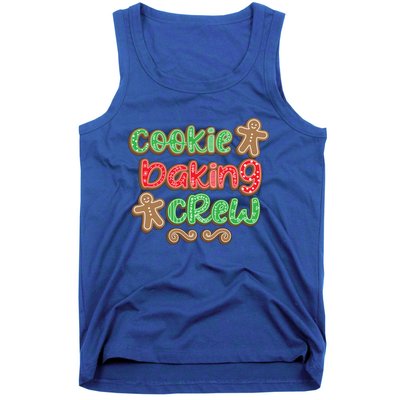 Cookie Baking Crew Christmas Holiday Bakers Gingerbread Gift Tank Top