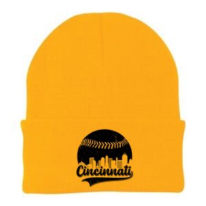 Cincinnati Baseball City Skyline Knit Cap Winter Beanie