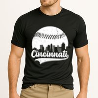 Cincinnati Baseball City Skyline Cooling Performance Crew T-Shirt