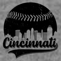 Cincinnati Baseball City Skyline T-Shirt