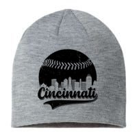 Cincinnati Baseball City Skyline Sustainable Beanie