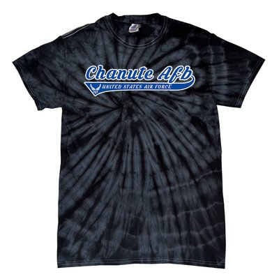 Chanute Base Chanute Afb Illinois Il Vintage Tie-Dye T-Shirt