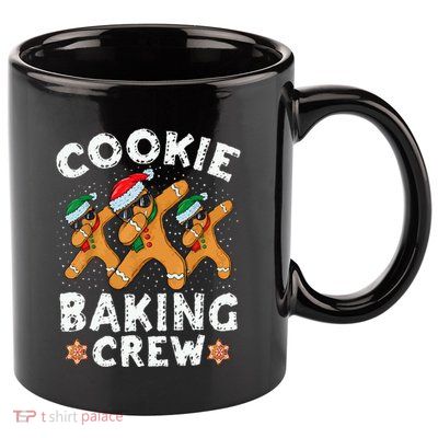 Cookie Baking Crew Gingerbread Christmas Costume pajamas  11oz C Handle Ceramic Mug