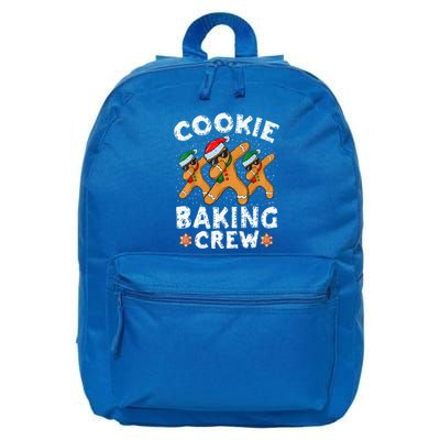 Cookie Baking Crew Gingerbread Christmas Costume pajamas  16 in Basic Backpack
