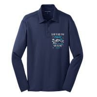 Cruise Bday Silk Touch Performance Long Sleeve Polo