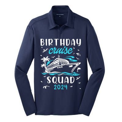 Cruise Bday Silk Touch Performance Long Sleeve Polo