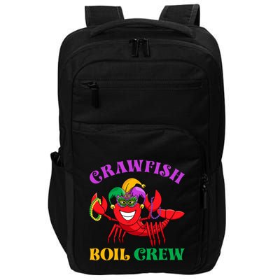 Crawfish Boil Crew Funny Mardi Gras Carnival New Orleans Cute Gift Impact Tech Backpack