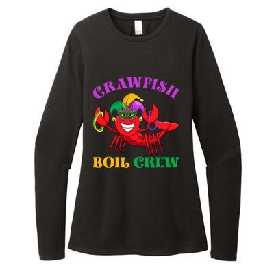 Crawfish Boil Crew Funny Mardi Gras Carnival New Orleans Cute Gift Womens CVC Long Sleeve Shirt