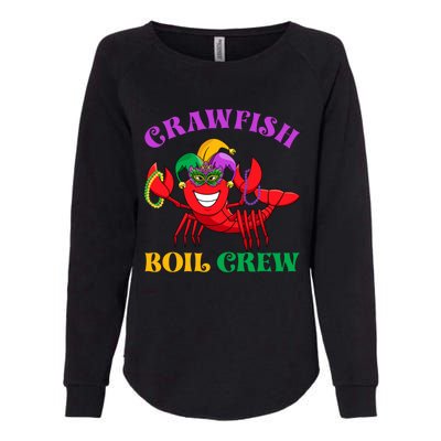 Crawfish Boil Crew Funny Mardi Gras Carnival New Orleans Cute Gift Womens California Wash Sweatshirt