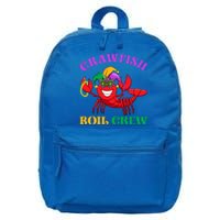 Crawfish Boil Crew Funny Mardi Gras Carnival New Orleans Cute Gift 16 in Basic Backpack