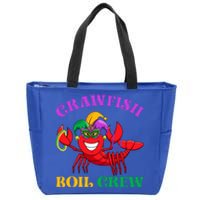 Crawfish Boil Crew Funny Mardi Gras Carnival New Orleans Cute Gift Zip Tote Bag