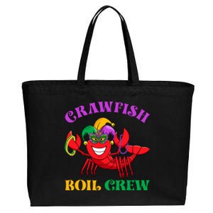 Crawfish Boil Crew Funny Mardi Gras Carnival New Orleans Cute Gift Cotton Canvas Jumbo Tote