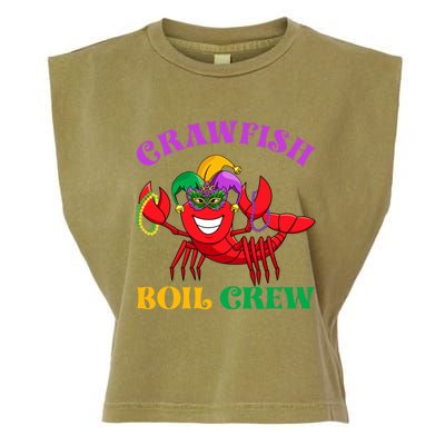 Crawfish Boil Crew Funny Mardi Gras Carnival New Orleans Cute Gift Garment-Dyed Women's Muscle Tee