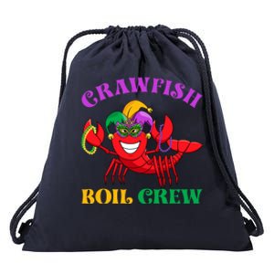 Crawfish Boil Crew Funny Mardi Gras Carnival New Orleans Cute Gift Drawstring Bag