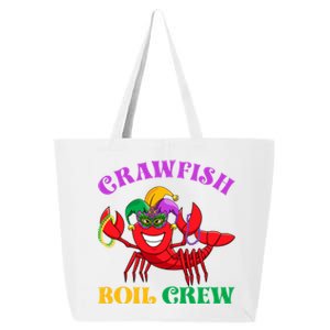 Crawfish Boil Crew Funny Mardi Gras Carnival New Orleans Cute Gift 25L Jumbo Tote