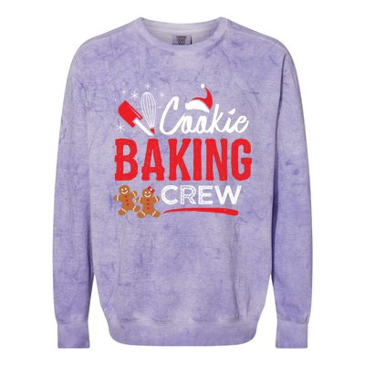 Cookie Baking Crew Family Christmas Holiday Cool Gift Colorblast Crewneck Sweatshirt