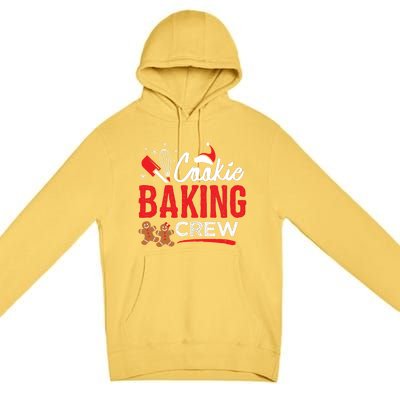 Cookie Baking Crew Family Christmas Holiday Cool Gift Premium Pullover Hoodie