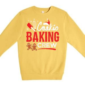 Cookie Baking Crew Family Christmas Holiday Cool Gift Premium Crewneck Sweatshirt