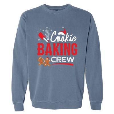 Cookie Baking Crew Family Christmas Holiday Cool Gift Garment-Dyed Sweatshirt