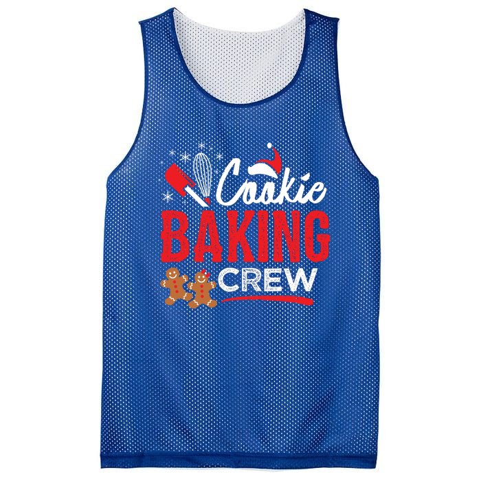 Cookie Baking Crew Family Christmas Holiday Cool Gift Mesh Reversible Basketball Jersey Tank