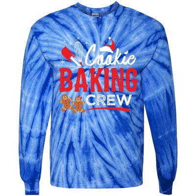 Cookie Baking Crew Family Christmas Holiday Cool Gift Tie-Dye Long Sleeve Shirt