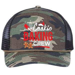 Cookie Baking Crew Family Christmas Holiday Cool Gift Retro Rope Trucker Hat Cap