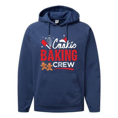 Cookie Baking Crew Family Christmas Holiday Cool Gift Performance Fleece Hoodie