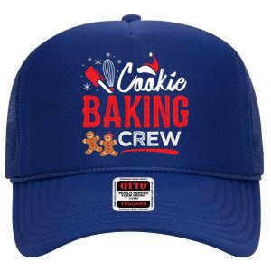 Cookie Baking Crew Family Christmas Holiday Cool Gift High Crown Mesh Back Trucker Hat